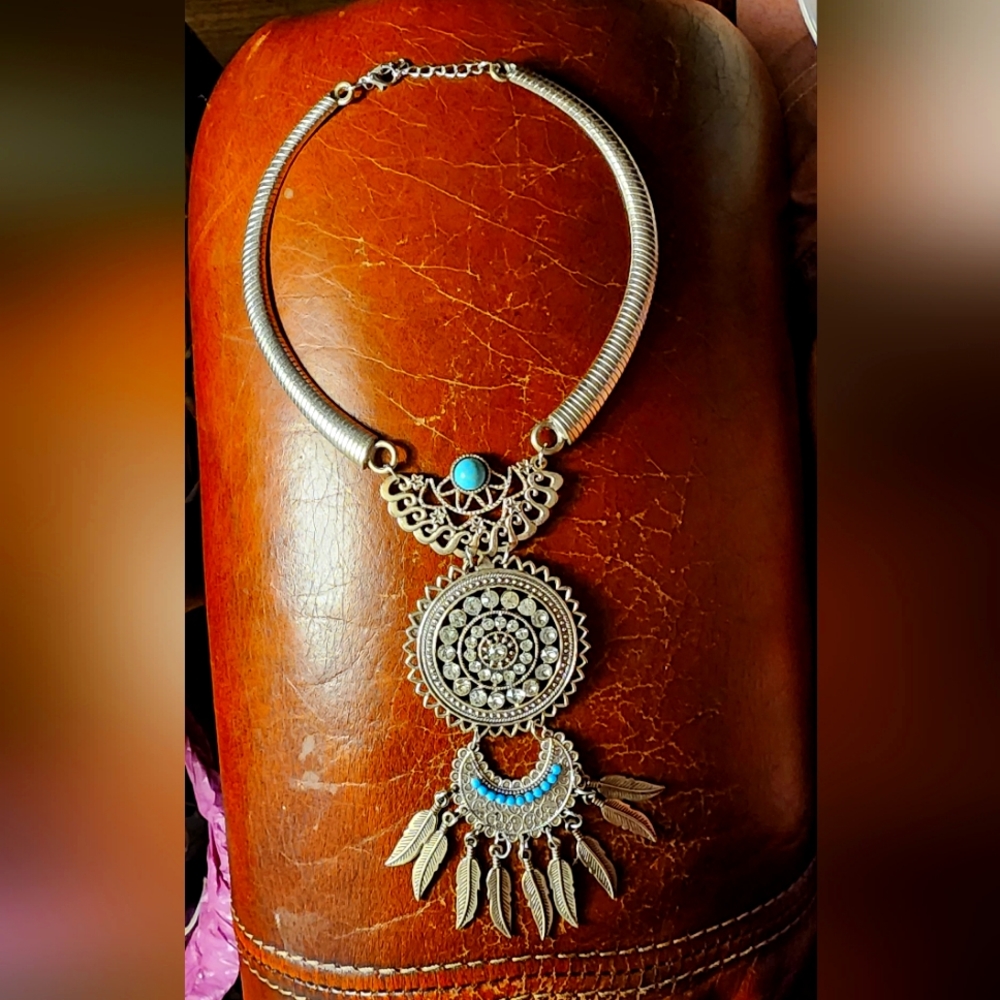 Faux Turquoise necklace